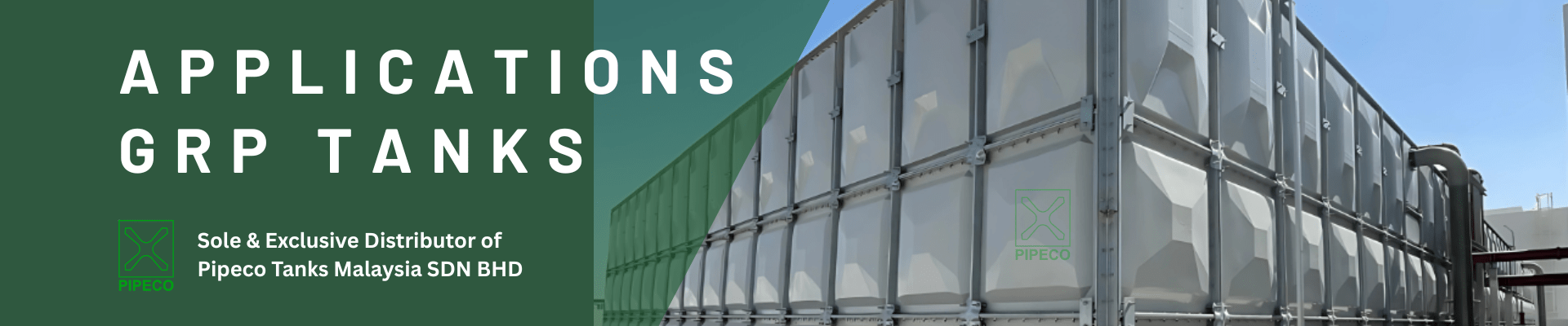 APPLICATIONS OF GRP TANKS