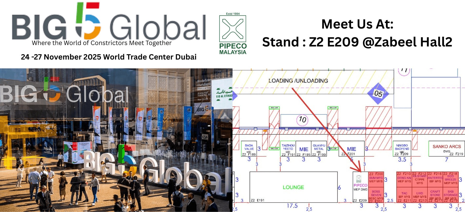 PIPECO BIG 5 BANNNER