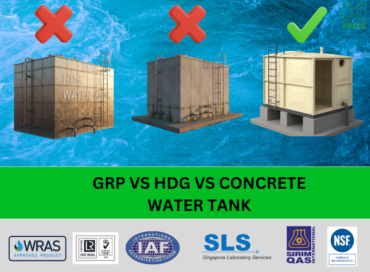 grp vs hdg vs concrete water tank